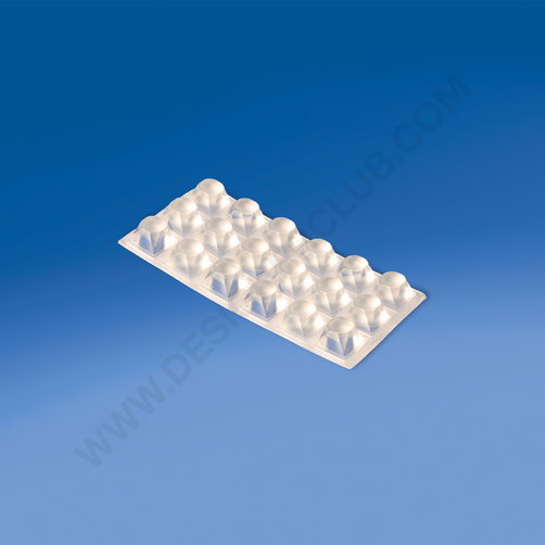 Pie antideslizante adhesivo transparente mm. 20x20x13,2