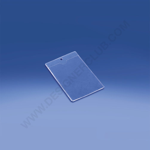 Enveloppe transparente 78x110 mm. avec trou