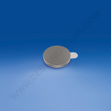 Zylindrischer Magnet mit Klebstoff ø mm. 9,5 - Dicke mm. 0,75