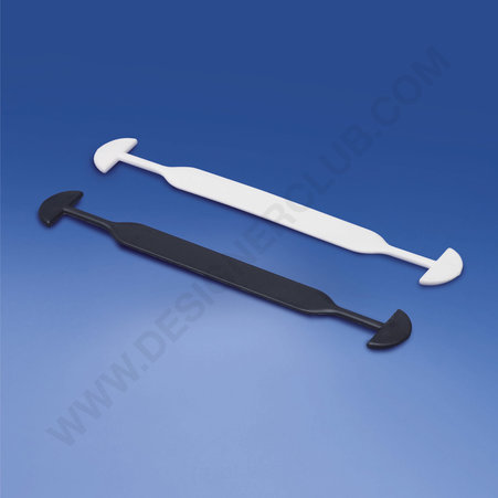 Plastic half-moon-shaped handle mm. 158