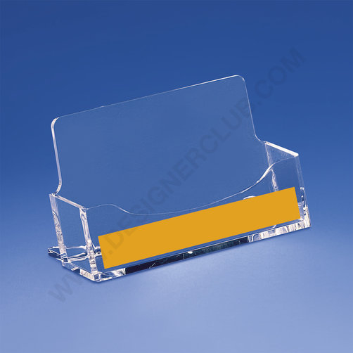Labels for business card holder for counter
