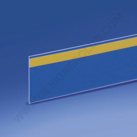 Flat adhesive scanner rail mm. 50 x 1000 crystal pvc