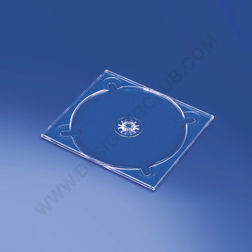 Transparent tray for cd