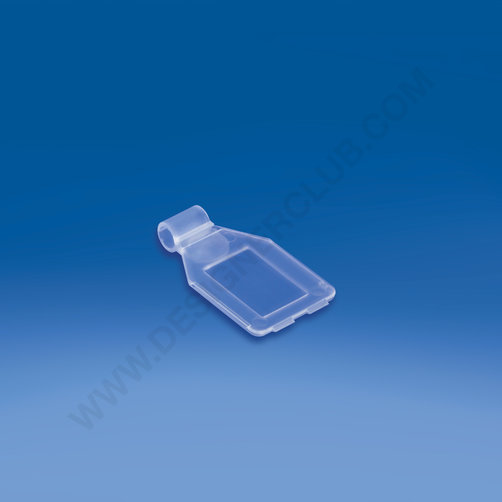 Taschen-Etikettenhalter mm. 25x27 für Drahtdurchmesser mm. 5
