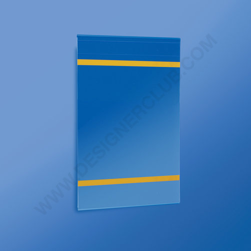 Pocket sign holder with transparent adhesive a4 - 210 x 297 mm.