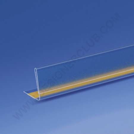 Calha adesiva traseira inclinada mm. 20 x 1000 pvc anti-brilho