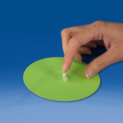 Round transparent adhesive pad Ø mm. 15