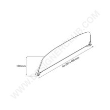 Reversible medium divider height mm. 100 length mm. 380