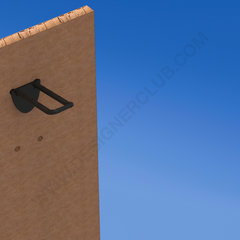 Broche (gancio) in plastica doppia nera per pannelli forati lungh. mm. 50 con frontale arrotondato per porta etichette