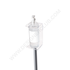Support gel desinfectant pour bouteilles avec pompe distributeur type 2 (lot de 2)