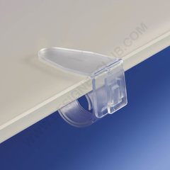 Snail clip with  swallowtailed clip and no adhesive adaptor