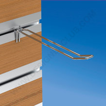 Dubbele metalen pin voor slatwall mm. 300