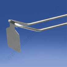 Metal swing tag for double prongs