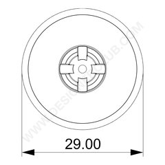 Diâmetro da mini-base adesiva mm. 30