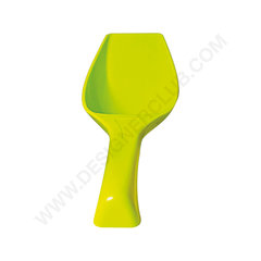 Lime green scoop