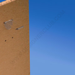 Broche (gancio) doppia mm. 50 trasparente in plastica per pannelli forati alto spessore 16 con frontale arrotondato per etichette