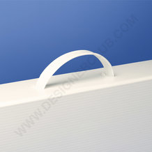 Plastic square-shaped handle  mm. 152