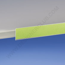 Platte zelfklevende scanner rail mm. 17 x 1000 kristal pvc