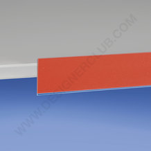 Flat adhesive scanner rail mm. 32x1000 crystal pvc