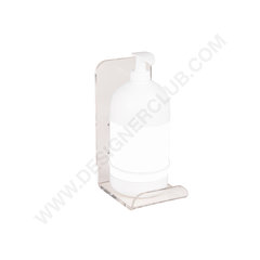 Support gel desinfectant pour bouteilles avec pompe distributeur type 5 - avec lien nylon (lot de 2)