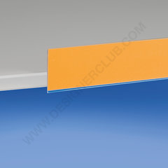 Raíl de escáner adhesivo plano mm. 35x1000 pvc antideslumbrante