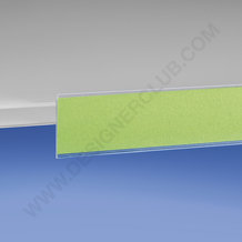 Vlakke zelfklevende scanner rail mm. 35x1000 kristal pvc
