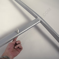 Marco de aluminio de doble cara para pavimento mm. 1000 x 1400